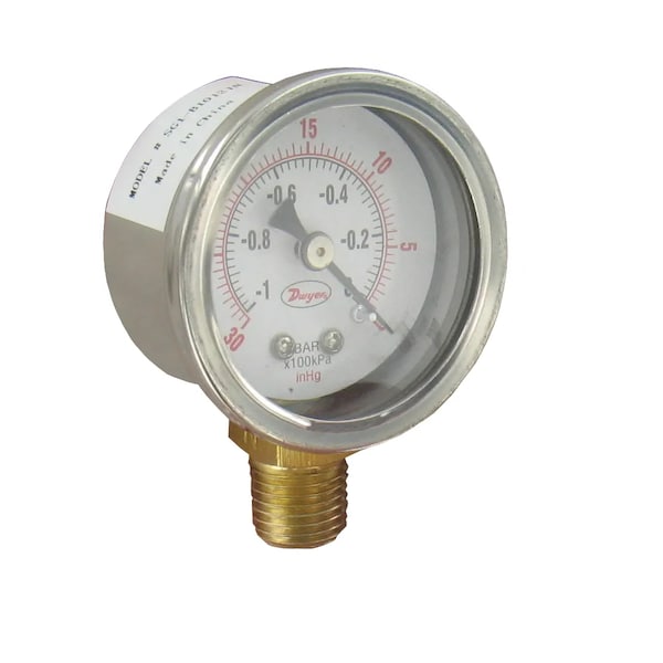 Dwyer Instruments Industrial Pressure Gage, 15 Ss Gage SG1-B10621N - main